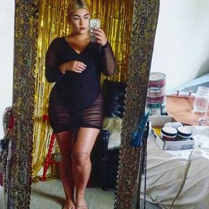 Pretty lIttle Thing sheer dress